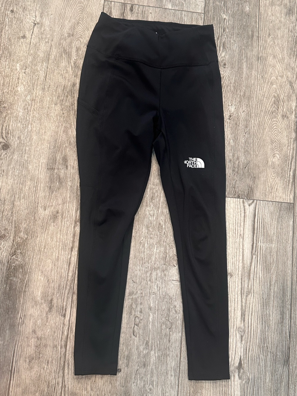 The North Face Black Kids Leggings with White Logo
